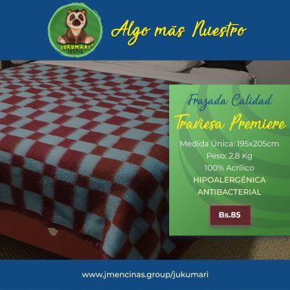 FRAZADA CALIDAD TRAVIESA PREMIERE